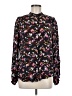 A.L.C. 100% Silk Black Long Sleeve Silk Top Size 6 - photo 1
