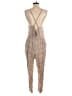 Free People Metallic Tan Jumpsuit Size M - photo 2