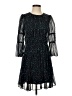 DKNY 100% Polyester Stars Black Cocktail Dress Size 2 - photo 1
