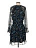 On 34th 100% Recycled Polyester Paisley Blue Cocktail Dress Size S - photo 2