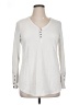 Chaser Ivory Long Sleeve Henley Size XL - photo 1