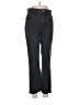 Zara 100% Cotton Chevron-herringbone Gray Black Jeans Size 6 - photo 1