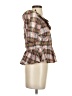 Saylor Brown Short Sleeve Blouse Size S - photo 4