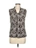 Talbots Outlet Gray Sleeveless Blouse Size M - photo 1