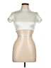 Bershka Silver Short Sleeve Turtleneck Size L - photo 1