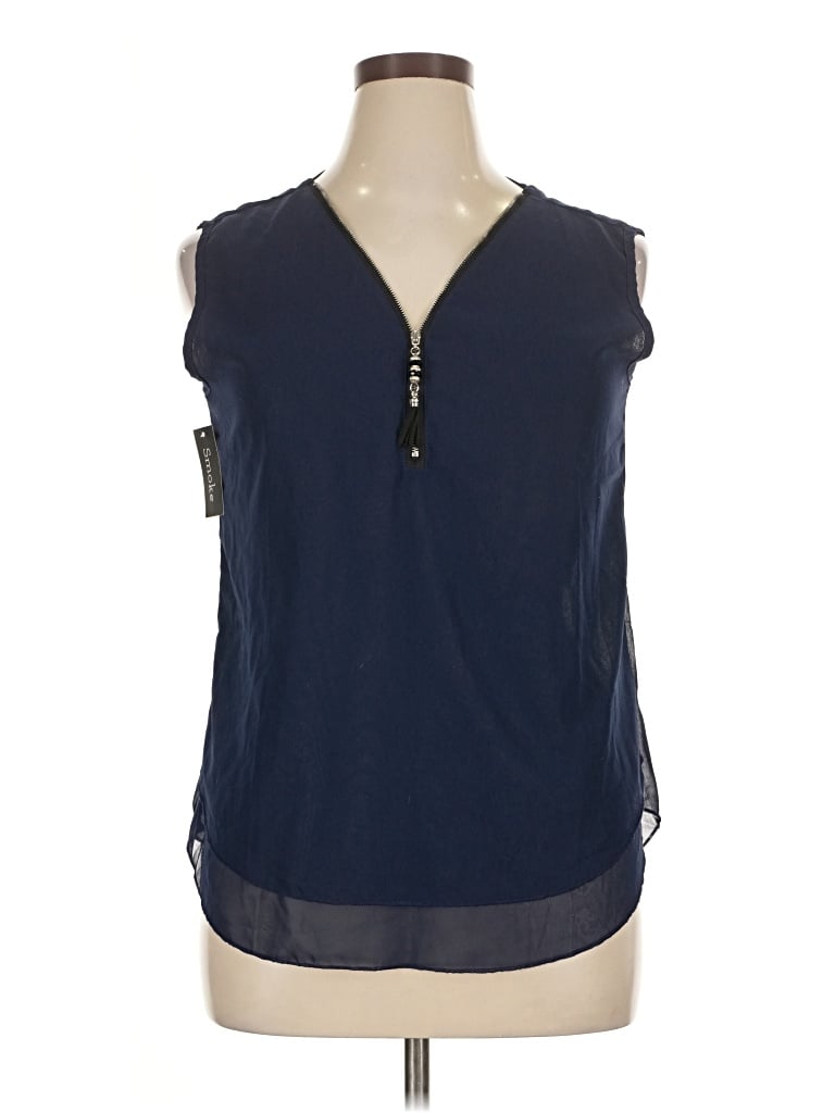 Assorted Brands Sleeveless Blouse In Blue