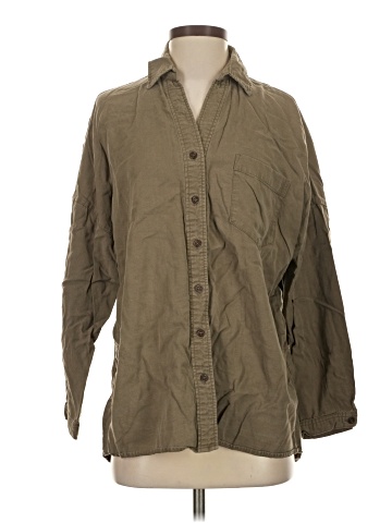 MOUSSY Long Sleeve Button-Down Shirt (view 1)
