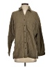 MOUSSY Tan Long Sleeve Button-Down Shirt Size Med (2) - photo 1