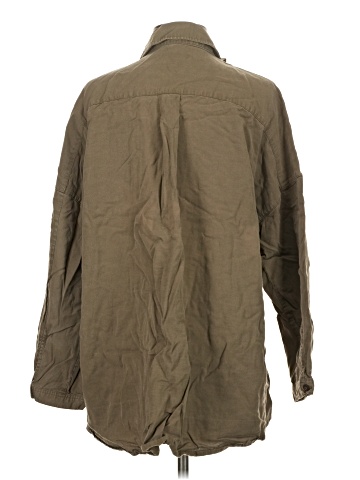 MOUSSY Long Sleeve Button-Down Shirt (view 2)
