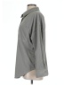 Unbranded Solid Gray Long Sleeve Blouse Size L - photo 5