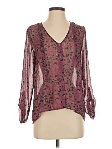 Pins and Needles Long Sleeve Blouse (view 1)