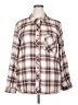 Be Cool 100% Rayon Plaid Brown Long Sleeve Button-Down Shirt Size 2X - photo 1
