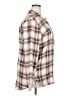 Be Cool 100% Rayon Plaid Brown Long Sleeve Button-Down Shirt Size 2X - photo 4
