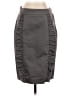 Machka Solid Gray Casual Skirt Size EU 38 / US 8 - photo 1