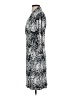 Laundry by Design Print Gray Casual Dress Size 4 - photo 5