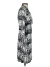 Laundry by Design Print Gray Casual Dress Size 4 - photo 4