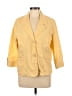 Chico's 100% Cotton Yellow Blazer Size Lg (2) - photo 1