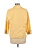 Chico's 100% Cotton Yellow Blazer Size Lg (2) - photo 2