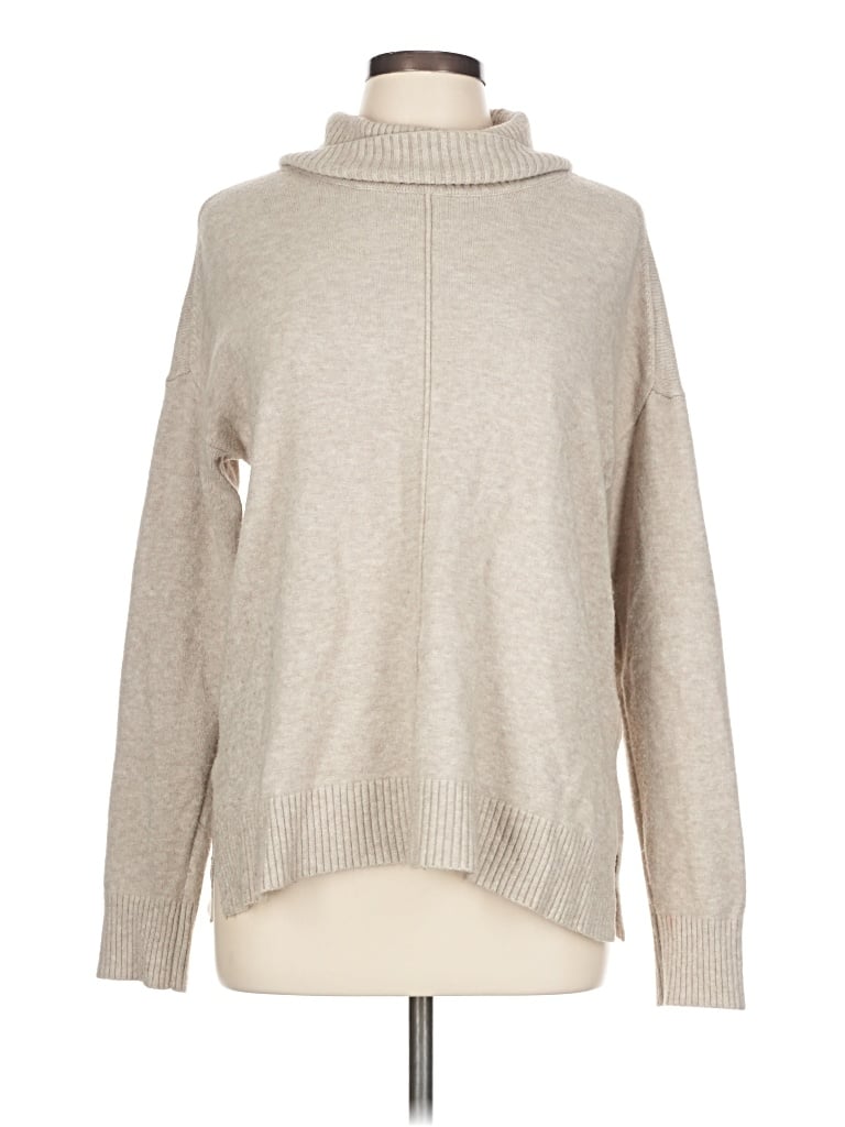 Pre-owned Cyrus Turtleneck Sweater In Tan