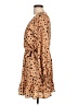 Peach Love 100% Polyester Polka Dots Tan Casual Dress Size L - photo 5