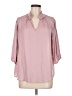 J by Joie 100% Polyester Pink 3/4 Sleeve Blouse Size M - photo 1