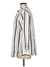 Unbranded Stripes Ivory Long Sleeve Blouse Size L - photo 5