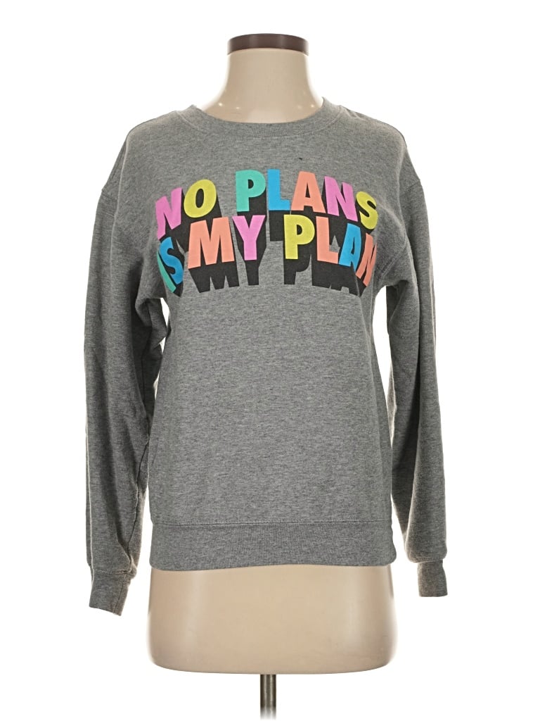 Pre-owned Wound Up Sweatshirt In Gray