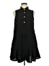 Unbranded 100% Polyester Solid Black Casual Dress Size M - photo 1