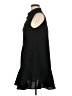 Unbranded 100% Polyester Solid Black Casual Dress Size M - photo 5