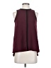 Madewell 100% Polyester Solid Color Block Burgundy Sleeveless Blouse Size XXS - photo 1