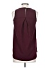 Madewell 100% Polyester Solid Color Block Burgundy Sleeveless Blouse Size XXS - photo 2