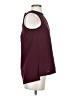 Madewell 100% Polyester Solid Color Block Burgundy Sleeveless Blouse Size XXS - photo 4