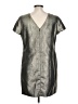 Madewell Metallic Silver Casual Dress Size 10 - photo 2