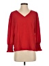 CeCe 100% Polyester Red 3/4 Sleeve Blouse Size XS - photo 1