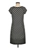 Max Studio 100% Polyester Graphic Black Casual Dress Size M - photo 2