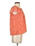 CeCe Floral Multi Color Orange Short Sleeve Blouse Size XS - photo 4