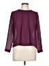 RODEBJER Burgundy Purple Long Sleeve Blouse Size L (estimated) - photo 1