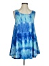 New Directions Blue Sleeveless Top Size S - photo 1