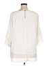 Meri Skye 100% Polyester Ivory 3/4 Sleeve Blouse Size 1X - photo 2