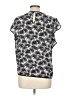 MICHAEL Michael Kors 100% Polyester Black Short Sleeve Top Size L - photo 2