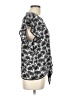MICHAEL Michael Kors 100% Polyester Black Short Sleeve Top Size L - photo 4