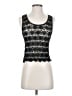 Aqua 100% Cotton Black Tank Top Size XS - photo 1
