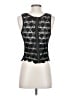 Aqua 100% Cotton Black Tank Top Size XS - photo 2