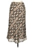 Peyton Jensen 100% Polyester Animal Print Silver Casual Skirt Size M - photo 1