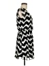 BCX 100% Polyester Chevron-herringbone Black Casual Dress Size M - photo 4