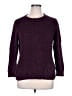 Christopher & Banks Tweed Purple Pullover Sweater Size XL - photo 1