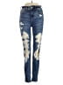 American Eagle Outfitters Graphic Blue Jeans Size 0 reg - photo 1