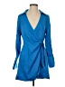 Line & Dot Blue Casual Dress Size XS - photo 1