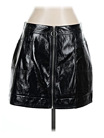 Topshop Faux Leather Skirt (view 1)