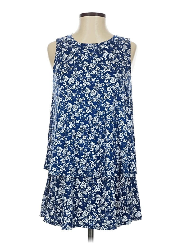 Agnes & Dora Sleeveless Blouse In Blue